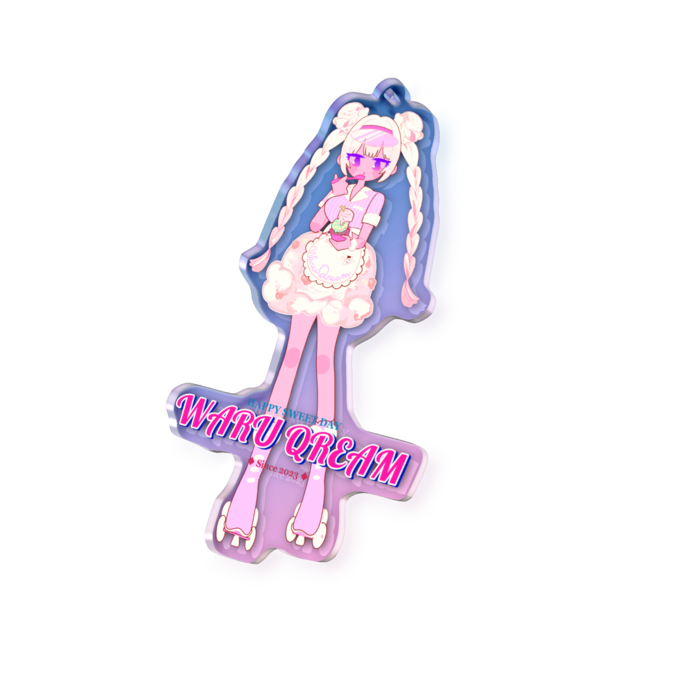 餡寿桃咖_オーロラアクリルキーホルダー - 100 × 100mm(1)