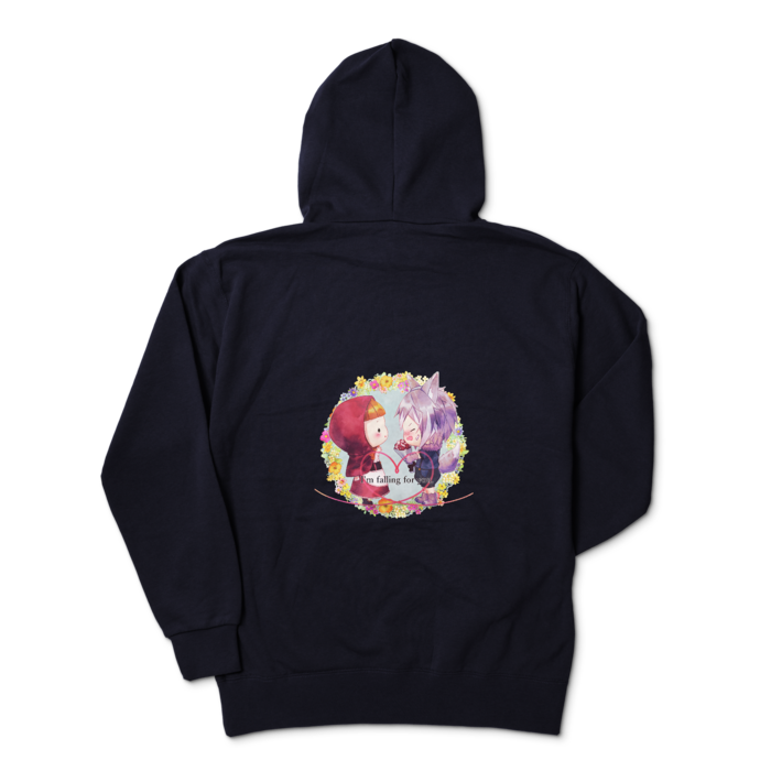 ジップパーカー - XL - ネイビー