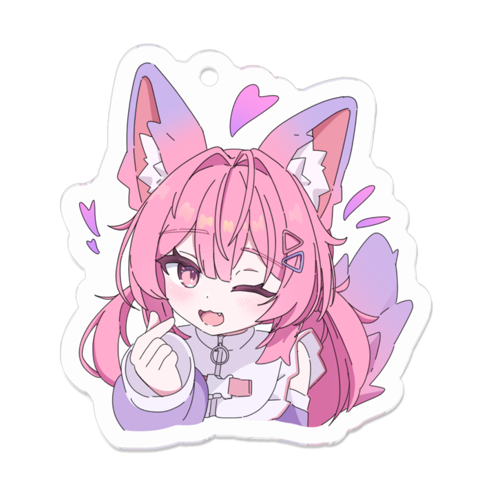 アクリルキーホルダー - 50 x 50 (mm)