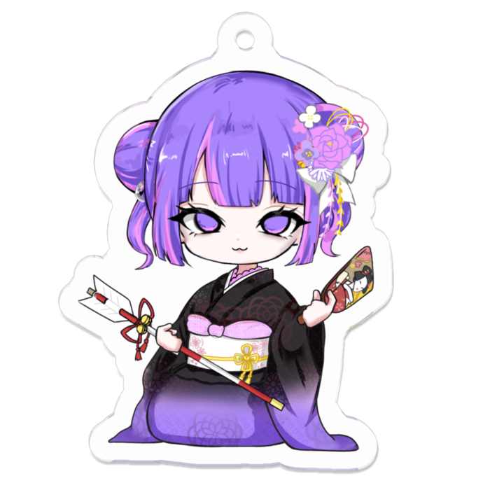 アクリルキーホルダー - 50 x 50 (mm)