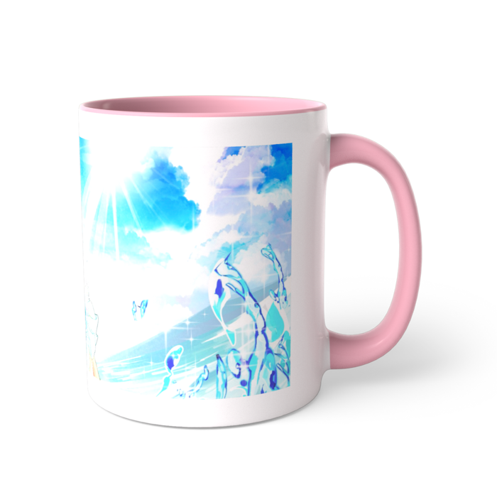 ツートンカラーマグカップ[ピンク] - 直径 8.2cm / 高さ 9.5cm(2)