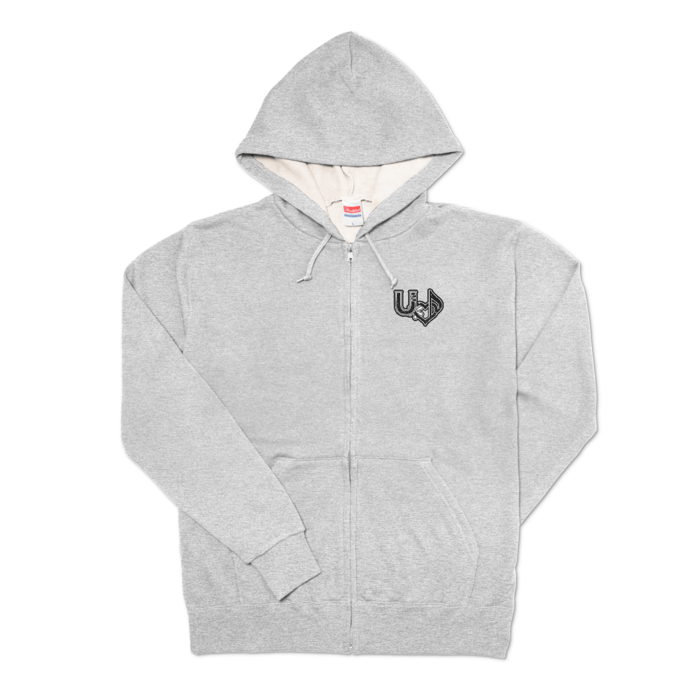 ジップパーカー - L - 杢グレー