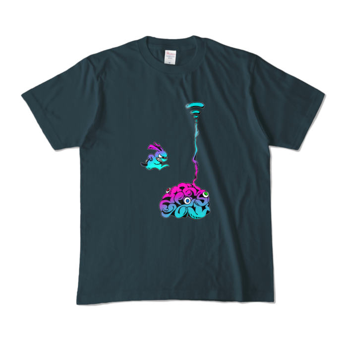 カラーTシャツ - M - デニム (濃色)(4)