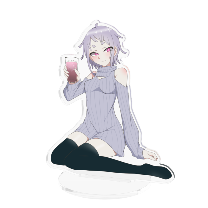 リンカちゃんと乾杯アクリルフィギュア 100×100mm