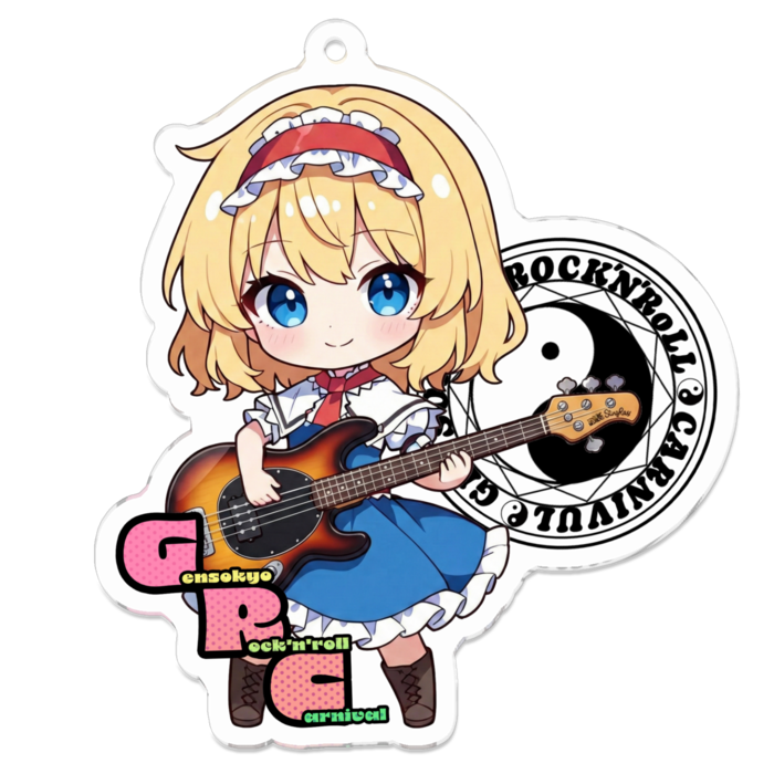 アクリルキーホルダー - 70 x 70 (mm)