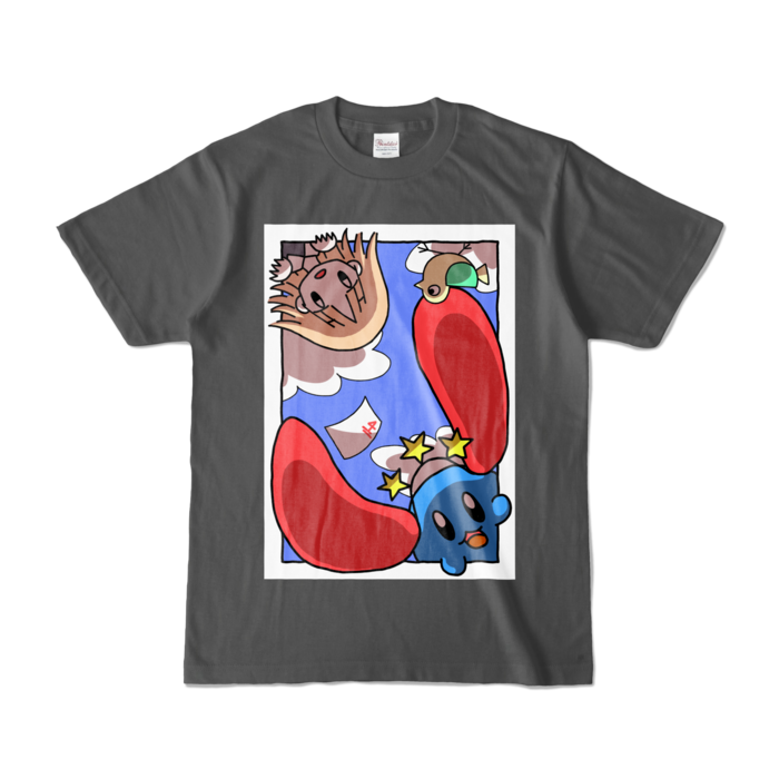 カラーTシャツ - S - チャコール (濃色)