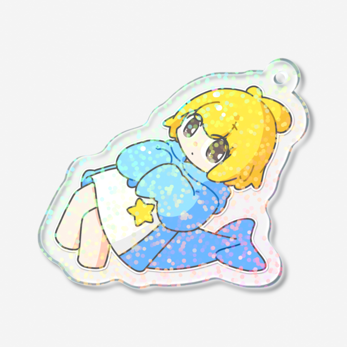 ホログラムアクリルキーホルダー - 50 × 50mm