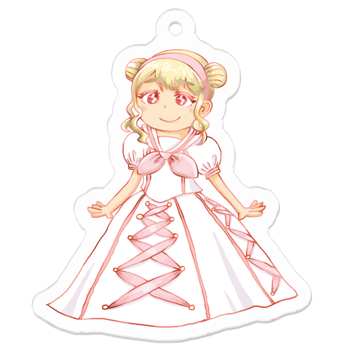 アクリルキーホルダー - 50 x 50 (mm)