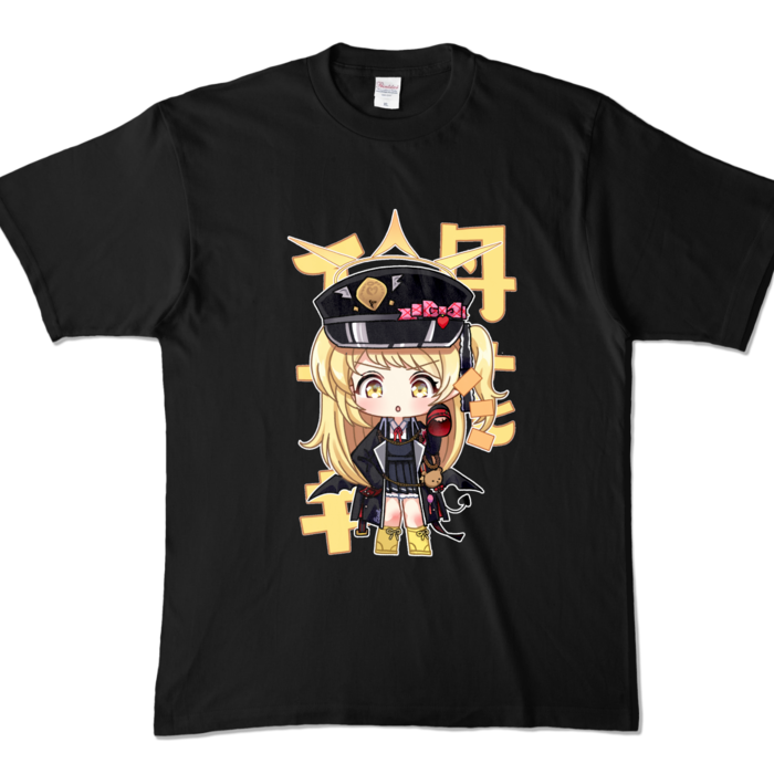 カラーTシャツ - XL - ブラック (濃色)