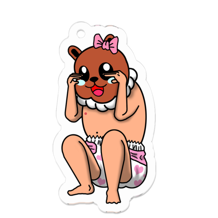 アクリルキーホルダー - 50 x 50 (mm)