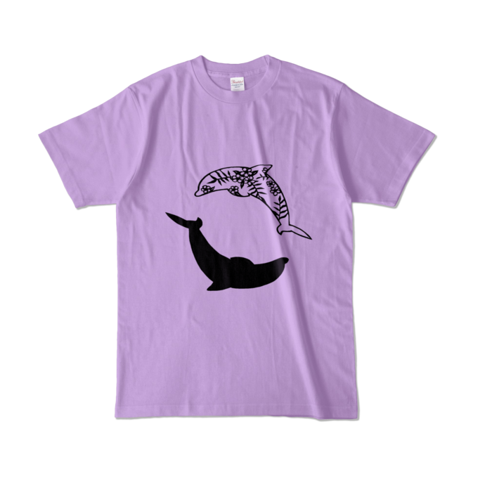 カラーTシャツ - L - ライトパープル (淡色)