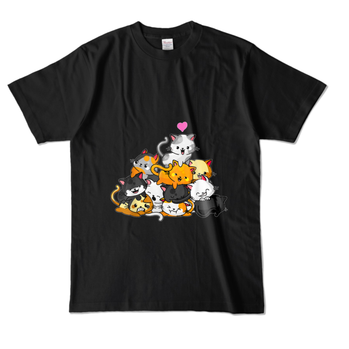 カラーTシャツ - L - ブラック (濃色)