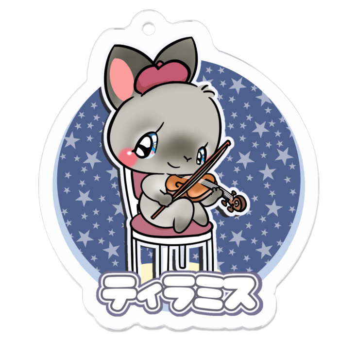 アクリルキーホルダー - 50 x 50 (mm)