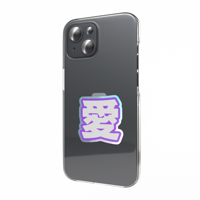 オーロラスマホステッカー - 縦