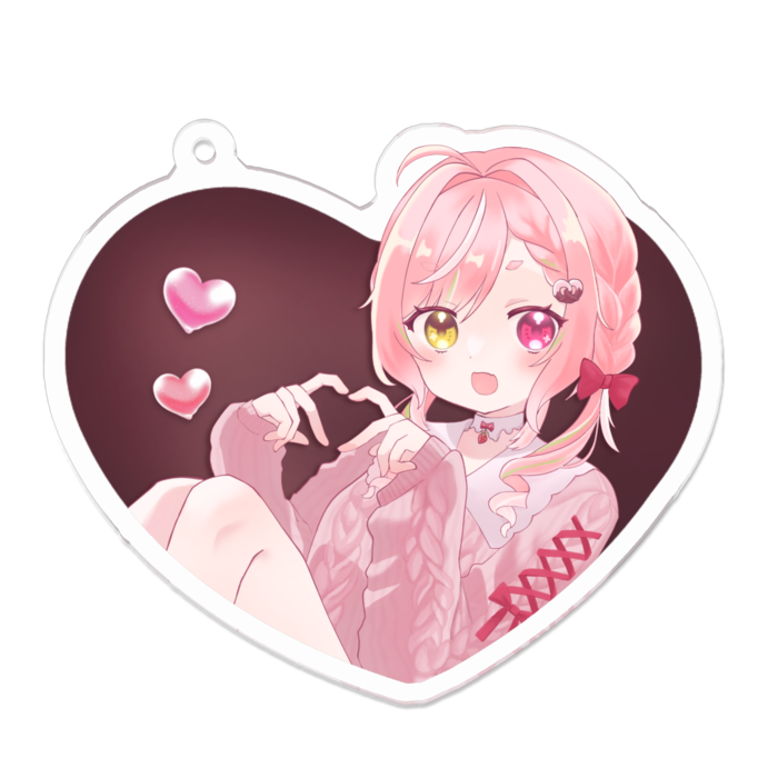 アクリルキーホルダー - 70 x 70 (mm)