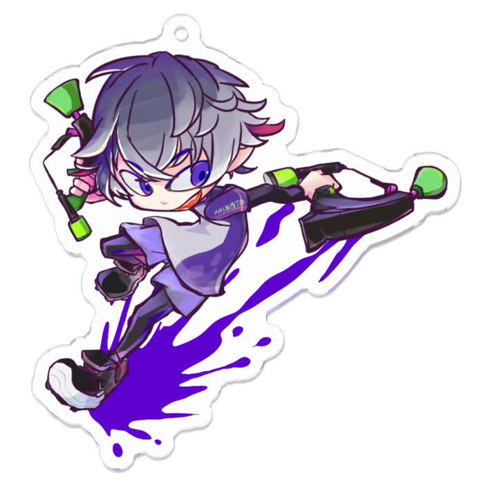 アクリルキーホルダー（コーティング） - 70 x 70 (mm)