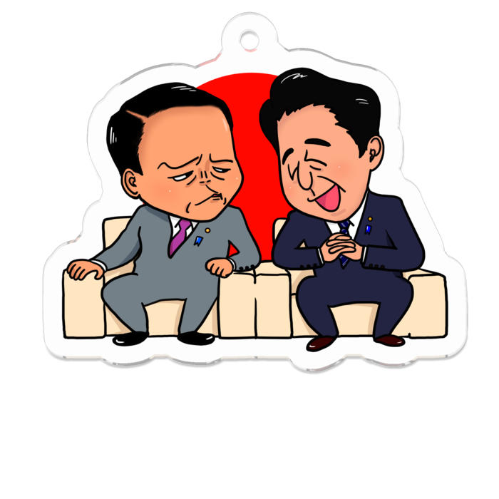 アクリルキーホルダー - 50 x 50 (mm)
