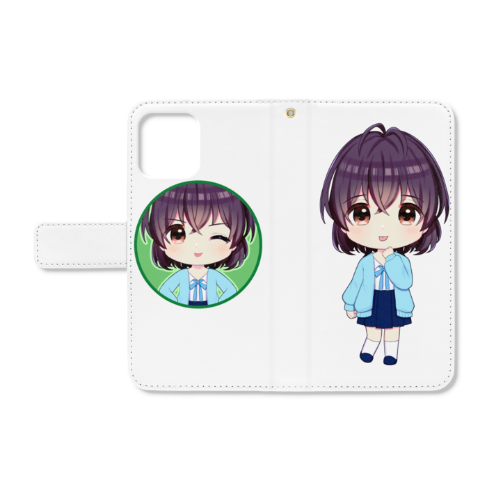 手帳型iPhoneケース - iPhone12 / 12 Pro - ストラップ穴 あり(1)