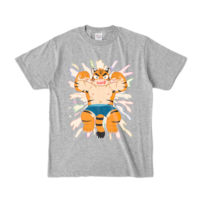 カラーTシャツ - S - 杢グレー (濃色)