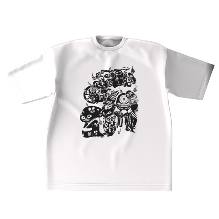 ビッグシルエットTシャツ - XL - 正面