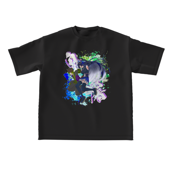 ビッグシルエットTシャツ - L - Black