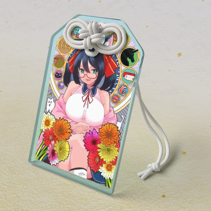 アクリルお守り - 50 × 80mm