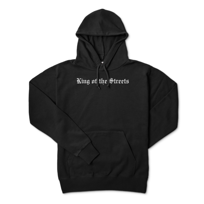 bull hoodie black/white L
