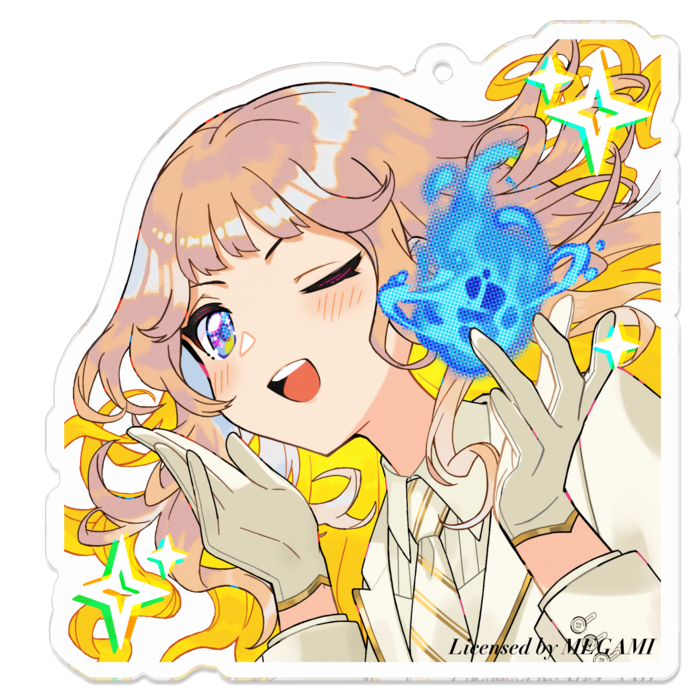 アクリルキーホルダー - 70 x 70 (mm)