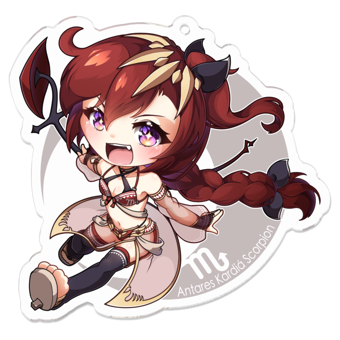 アクリルキーホルダー - 70 x 70 (mm)