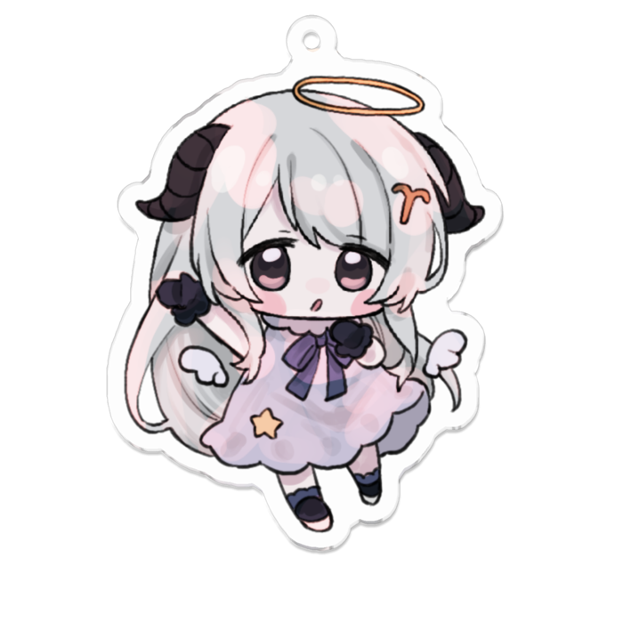 アクリルキーホルダー - 70 x 70 (mm)