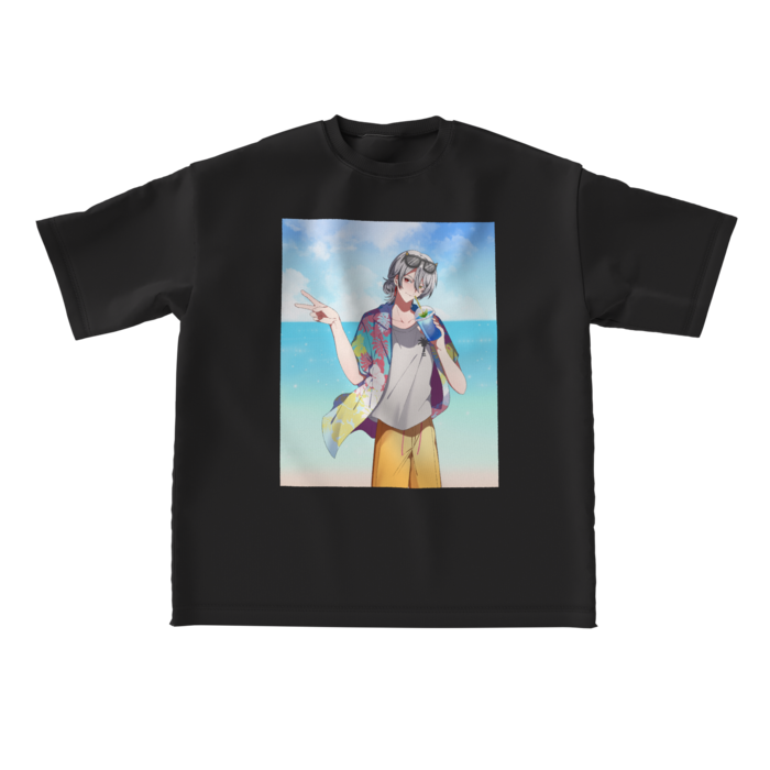 ビッグシルエットTシャツ - L - 正面(1)