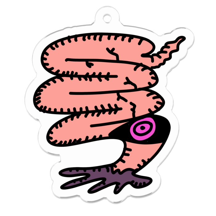アクリルキーホルダー - 50 x 50 (mm)