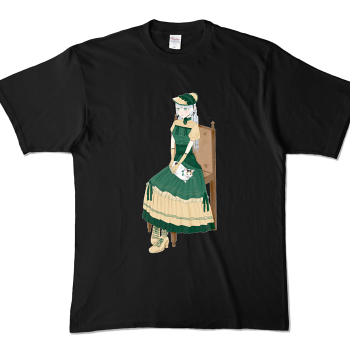 カラーTシャツ - XL - ブラック (濃色)