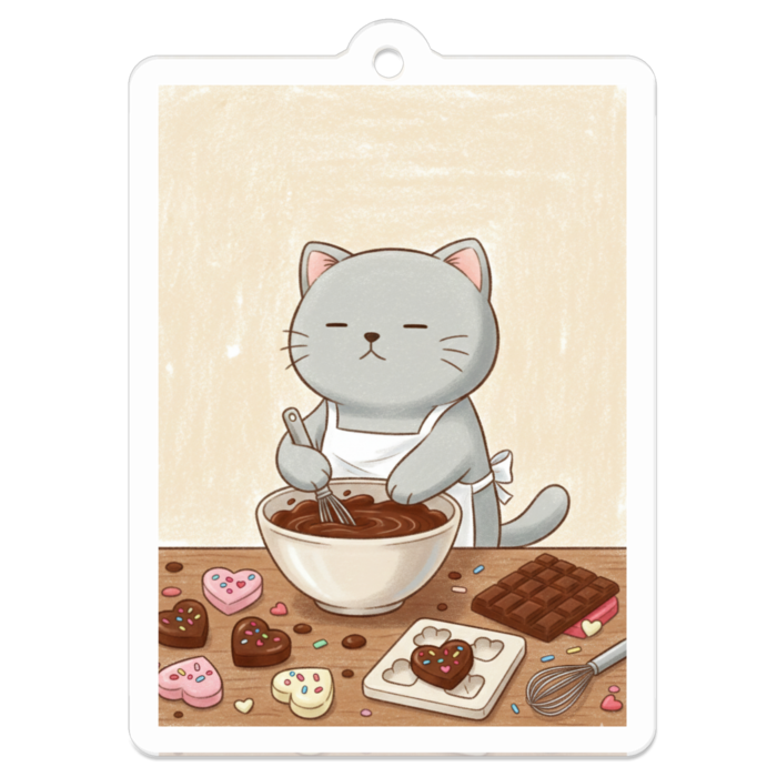 アクリルキーホルダー - 50 x 50 (mm)