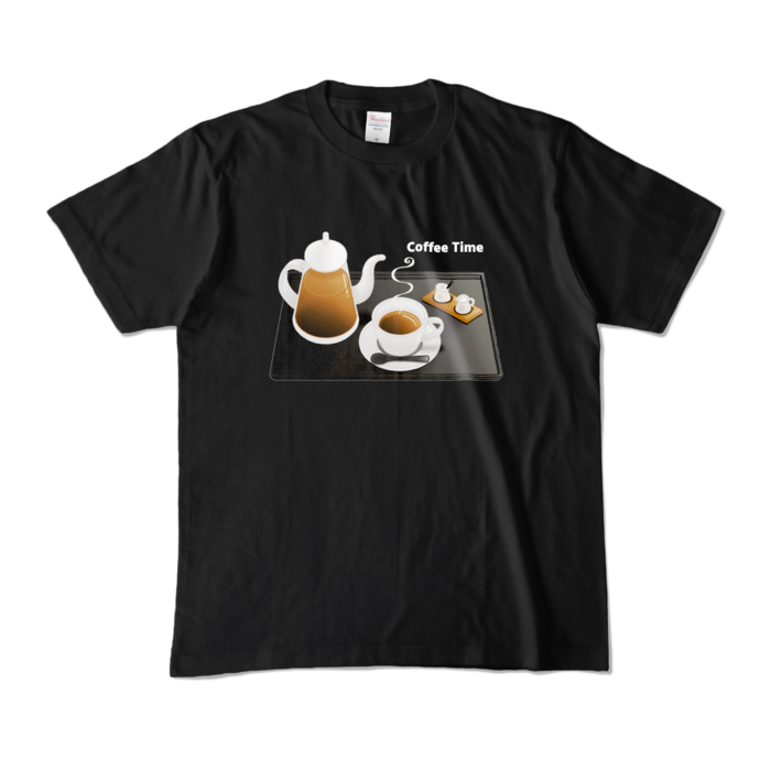 カラーTシャツ　黒色　M