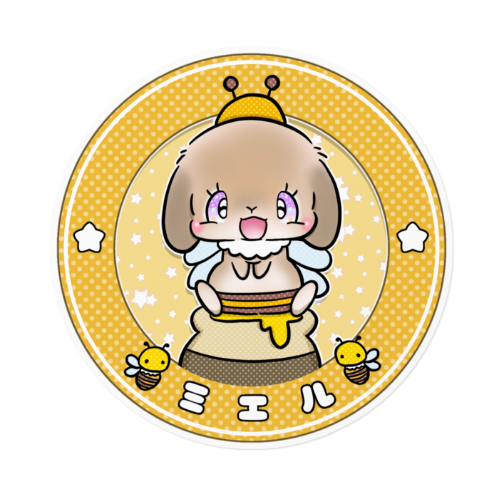 ステッカー - 160 x 160 (mm)