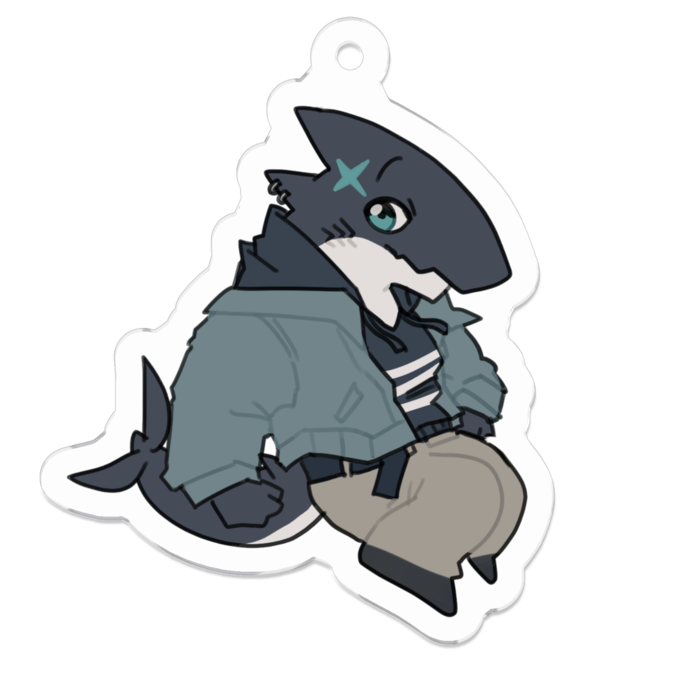 アクリルキーホルダー - 50 x 50 (mm)