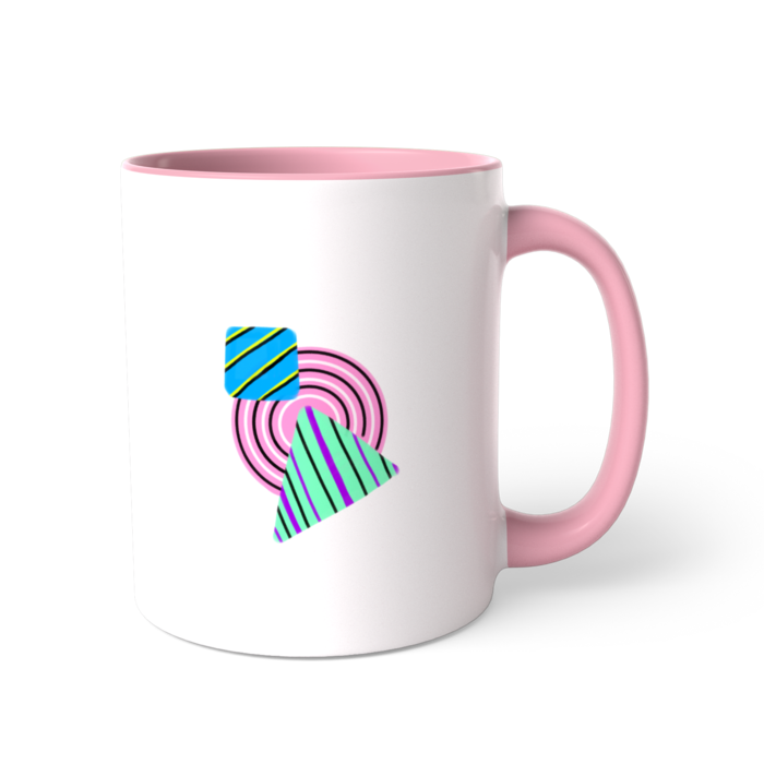 ツートンカラーマグカップ - 直径 8.2cm / 高さ 9.5cm