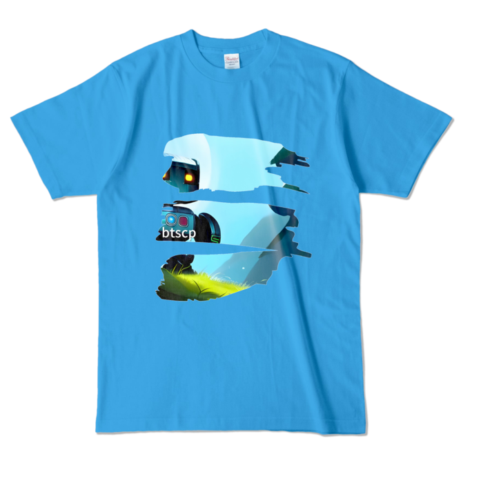 カラーTシャツ - L - ターコイズ (濃色)