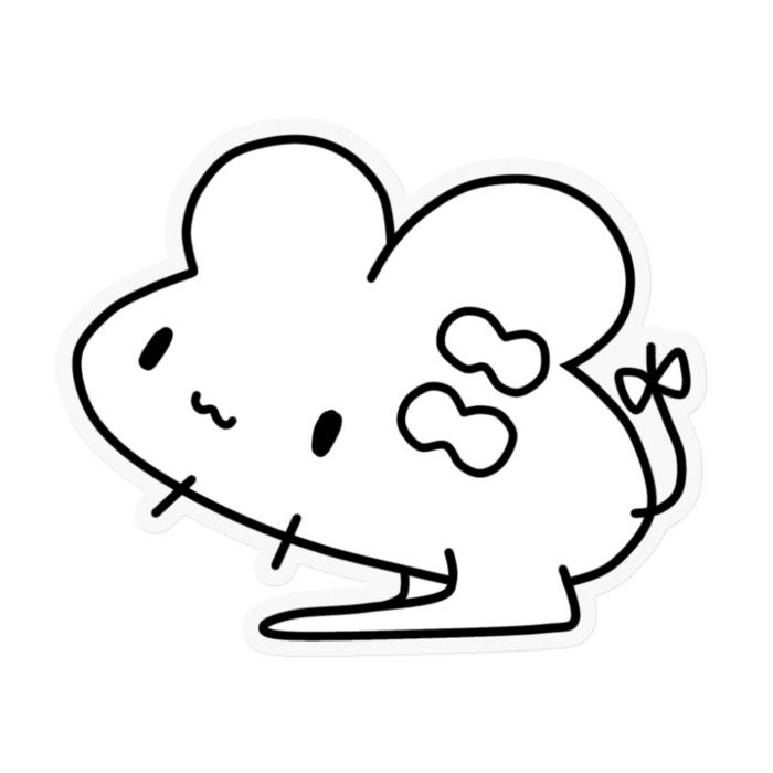 ステッカー - 100 x 100 (mm)