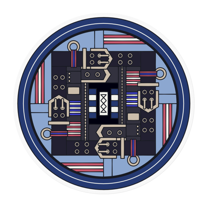ステッカー - 100 x 100 (mm)