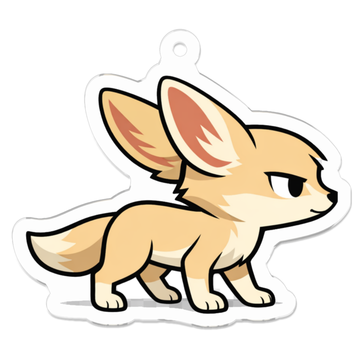 アクリルキーホルダー - 50 x 50 (mm)