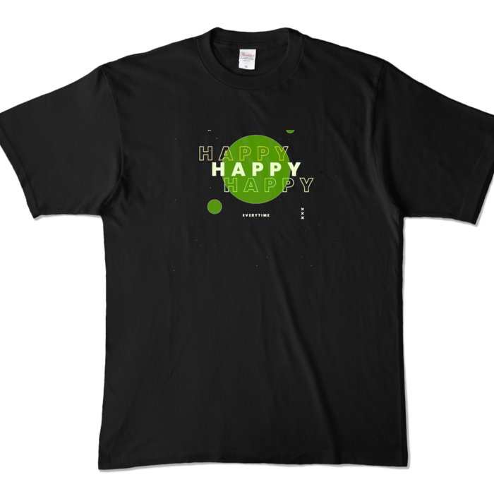 カラーTシャツ - XL - ブラック (濃色)