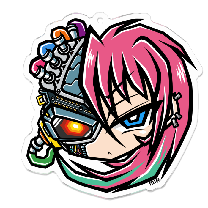 アクリルキーホルダー - 70 x 70 (mm)