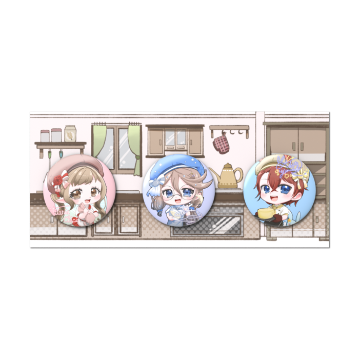 缶バッジセット - 3個セット