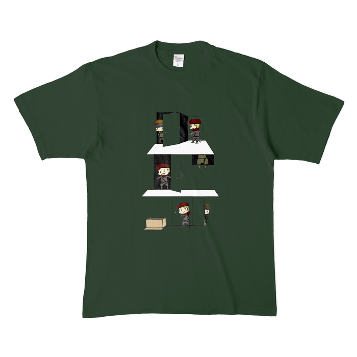 カラーTシャツ(濃色) - XL - フォレスト