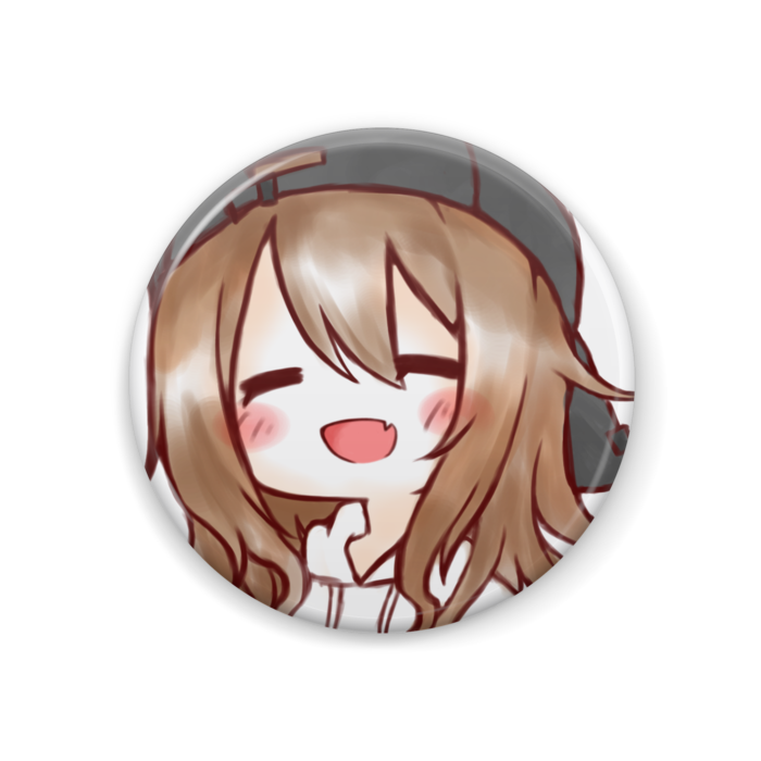 一般的なありむりゃー缶バッジ - 44mm