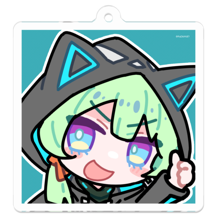 アクリルキーホルダー - 50 x 50 (mm)