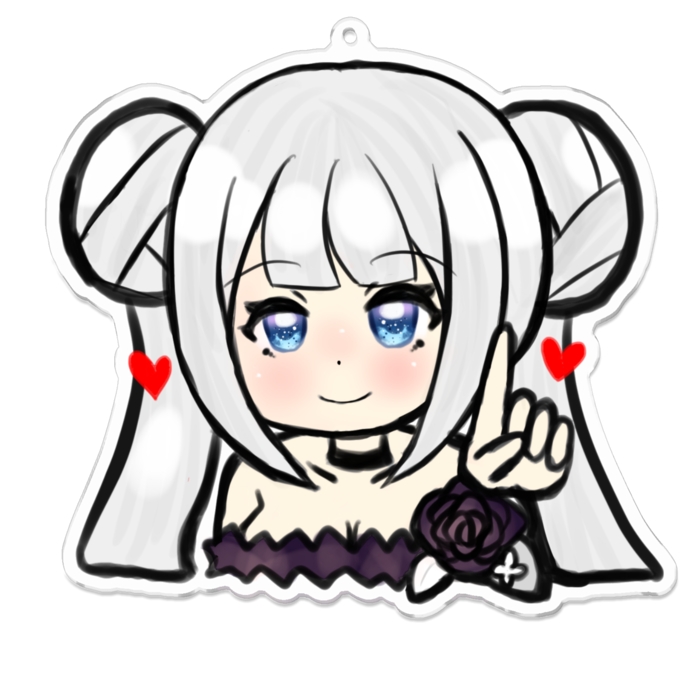 アクリルキーホルダー - 100 x 100 (mm)