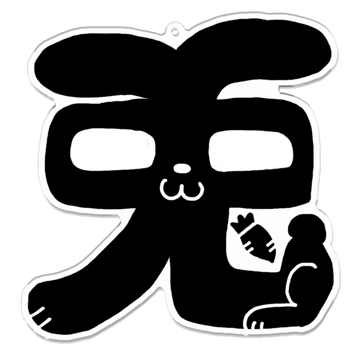 アクリルキーホルダー - 100 x 100 (mm)